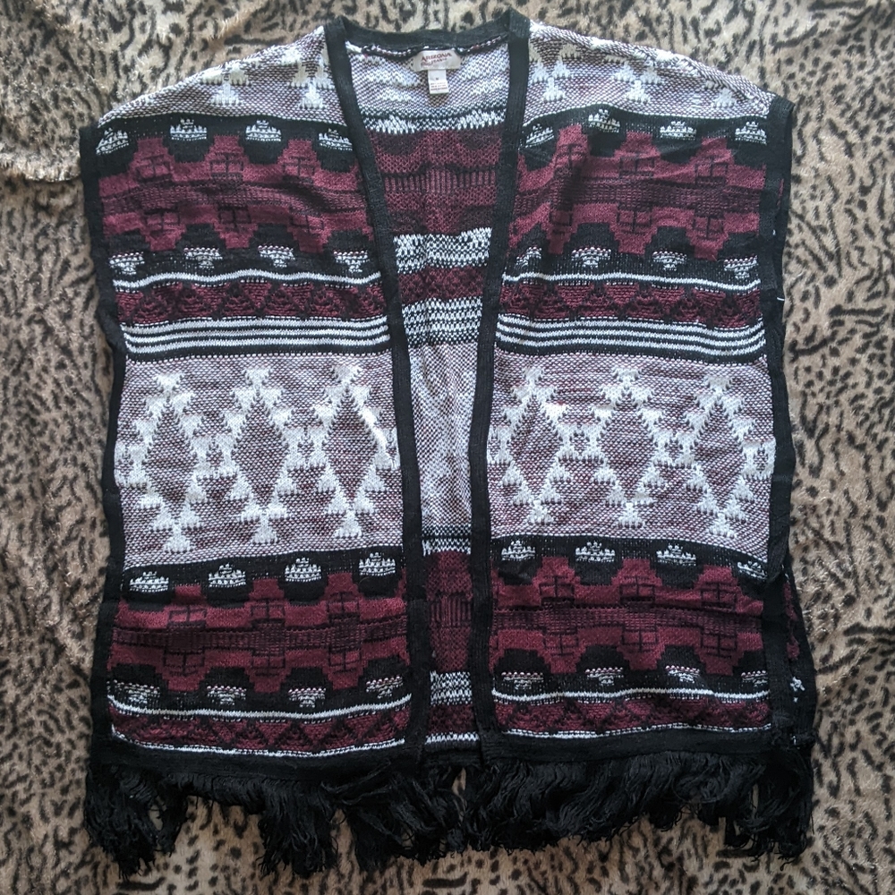 Vintage Poncho Vest